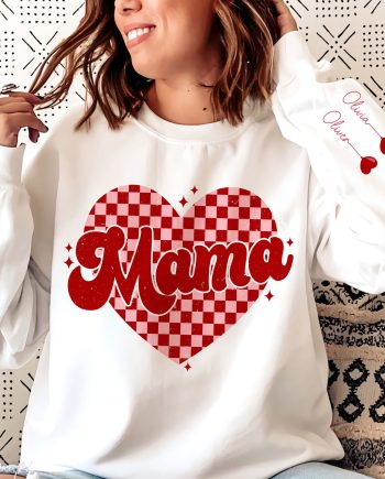 Mama Heart - Personalized Sweatshirt